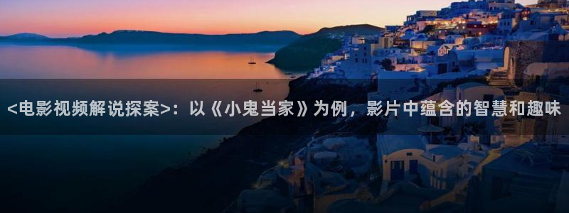 国产午夜影视大全：<电影视频解说探案>：以《小鬼当家》为例，影片中蕴含的智慧和趣味