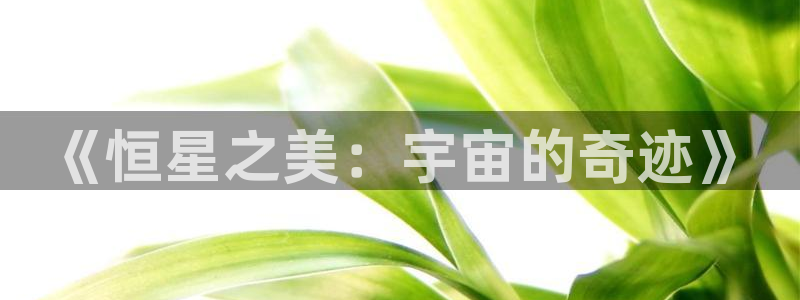 男人午夜影院av：《恒星之美：宇宙的奇迹》